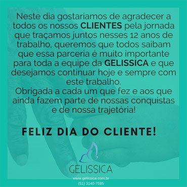 Gelissica Componentes em Plástico e Metais - Dia do Cliente