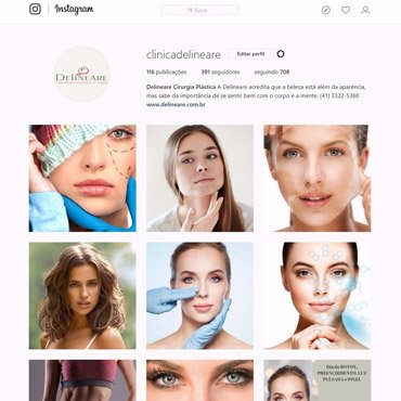 Delineare - Cirurgia Plástica e Laser  - Instagram
