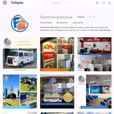 F2 Comunicação Visual - Instagram