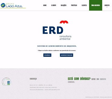 ERD Consultoria Ambiental - Intranet
