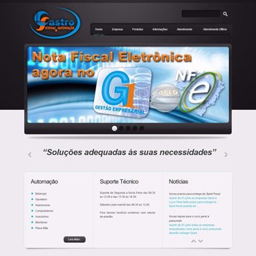 Castro Sistemas - Site Institucional