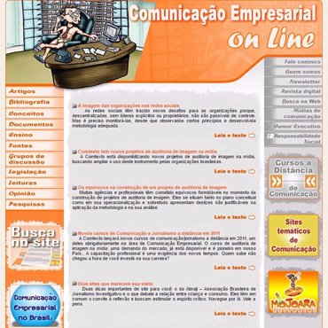Comunicação Empresarial - Site Institucional