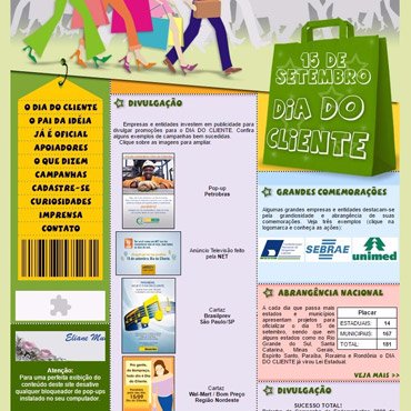 Dia do Cliente - Site Institucional
