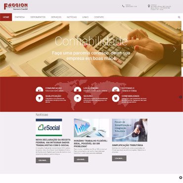 Faggion Contabilidade - Site Institucional